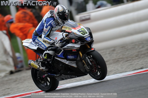 2010-05-08 Monza 1673 La Roggia - Superbike - Qualifyng Practice - Sylvain Giuntoli - Suzuki GSX-R 1000